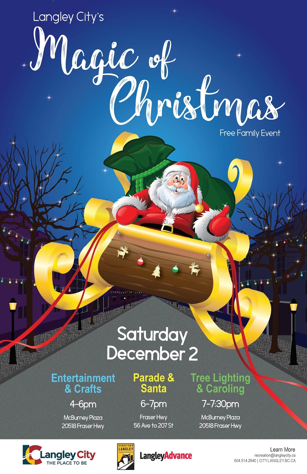 The South Fraser Blog Start off the Christmas Season this weekend in