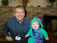 2009 ACFW conference book signing with my daughter.