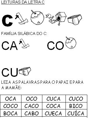 Juliana Moralles de olho na educação.: FAMILIA SILABICA C