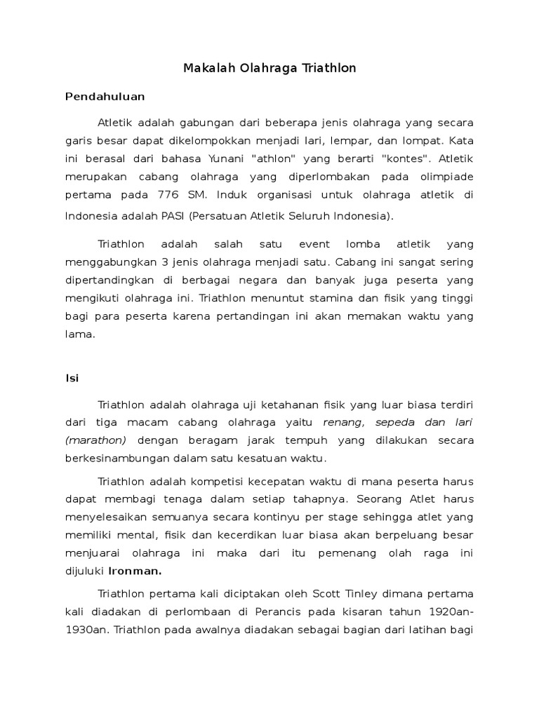 makalah atletik - wood scribd indo