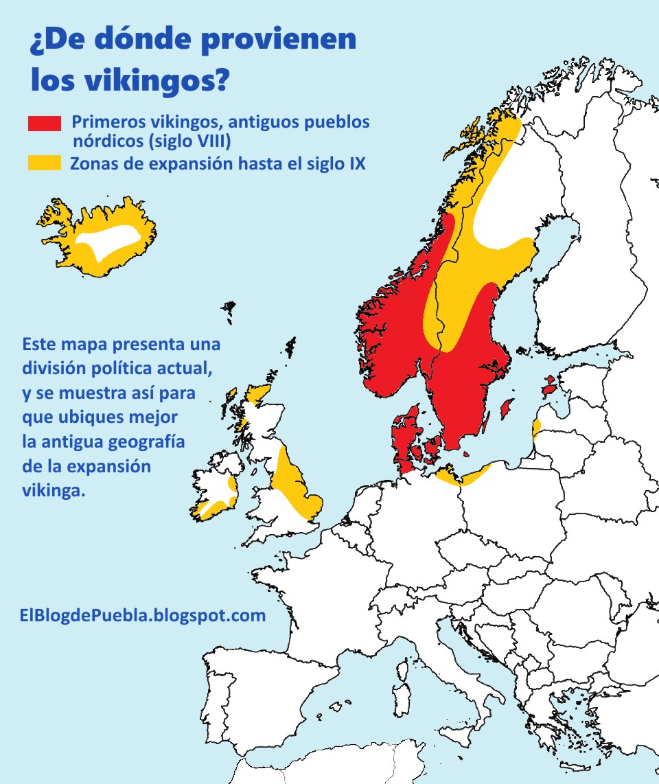 ¿Qué país son los vikingos