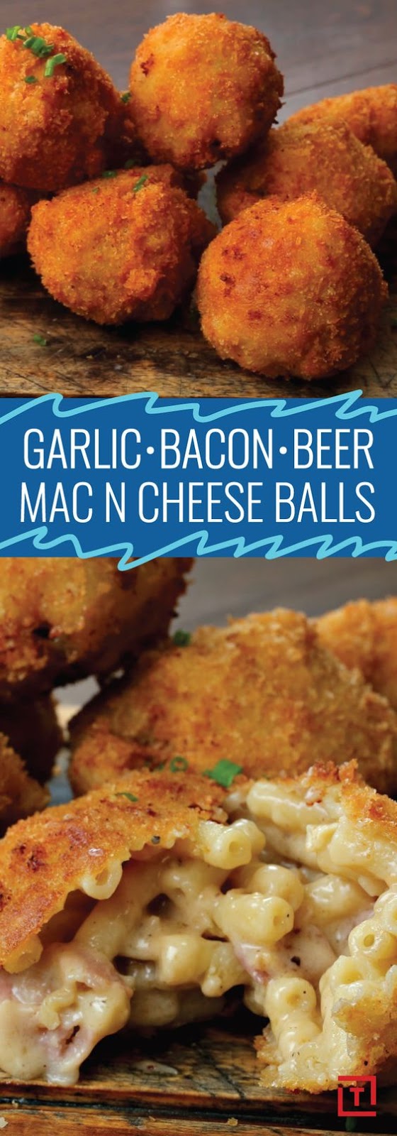Garlic, Bacon, and Beer Mac & Cheese Balls 1 h The best Pinterest