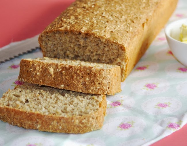 whole wheat and oat bread