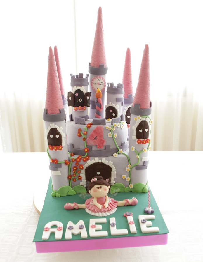 Tarta Castillo de fondant