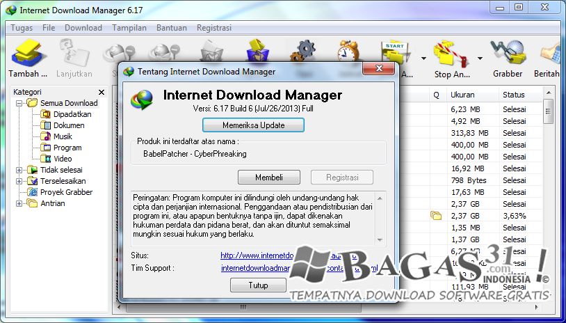 Internet Download Manager 6.17 Build 6 Full Version ...
