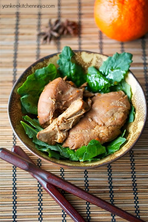 Slow cooker soy and citrus chicken Yankee Kitchen Ninja
