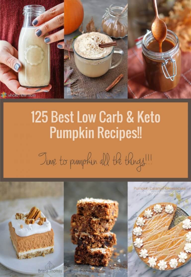 125 Best Keto Pumpkin Recipes Low Carb