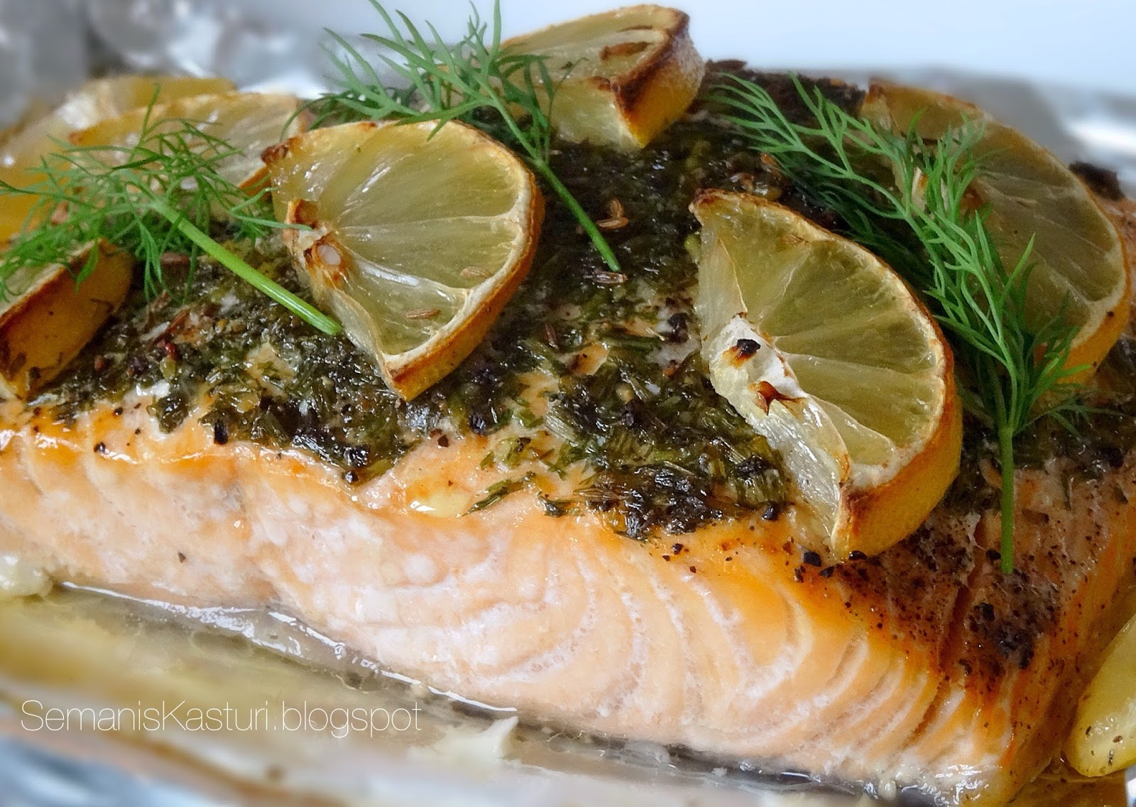 OVEN GRILLED SALMON Swesia's Journey