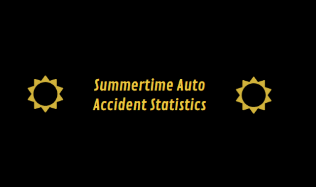 Summertime Auto Accident Statistics