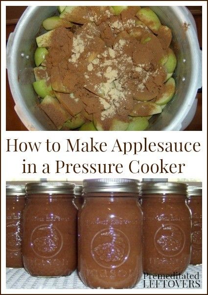 How to Make Applesauce in a Pressure Cooker