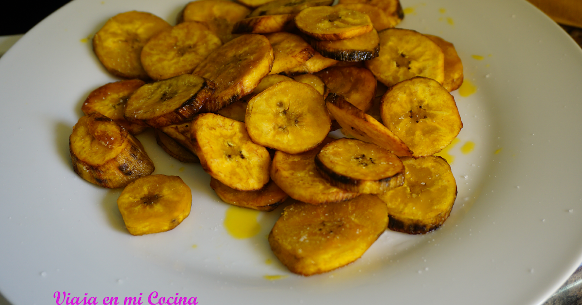 Ndizi (Plantain cooked in palm oil) Travelling Kitchen