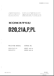 Komatsu D20,21A,PL-5 - D20,21P-5 Service manual
