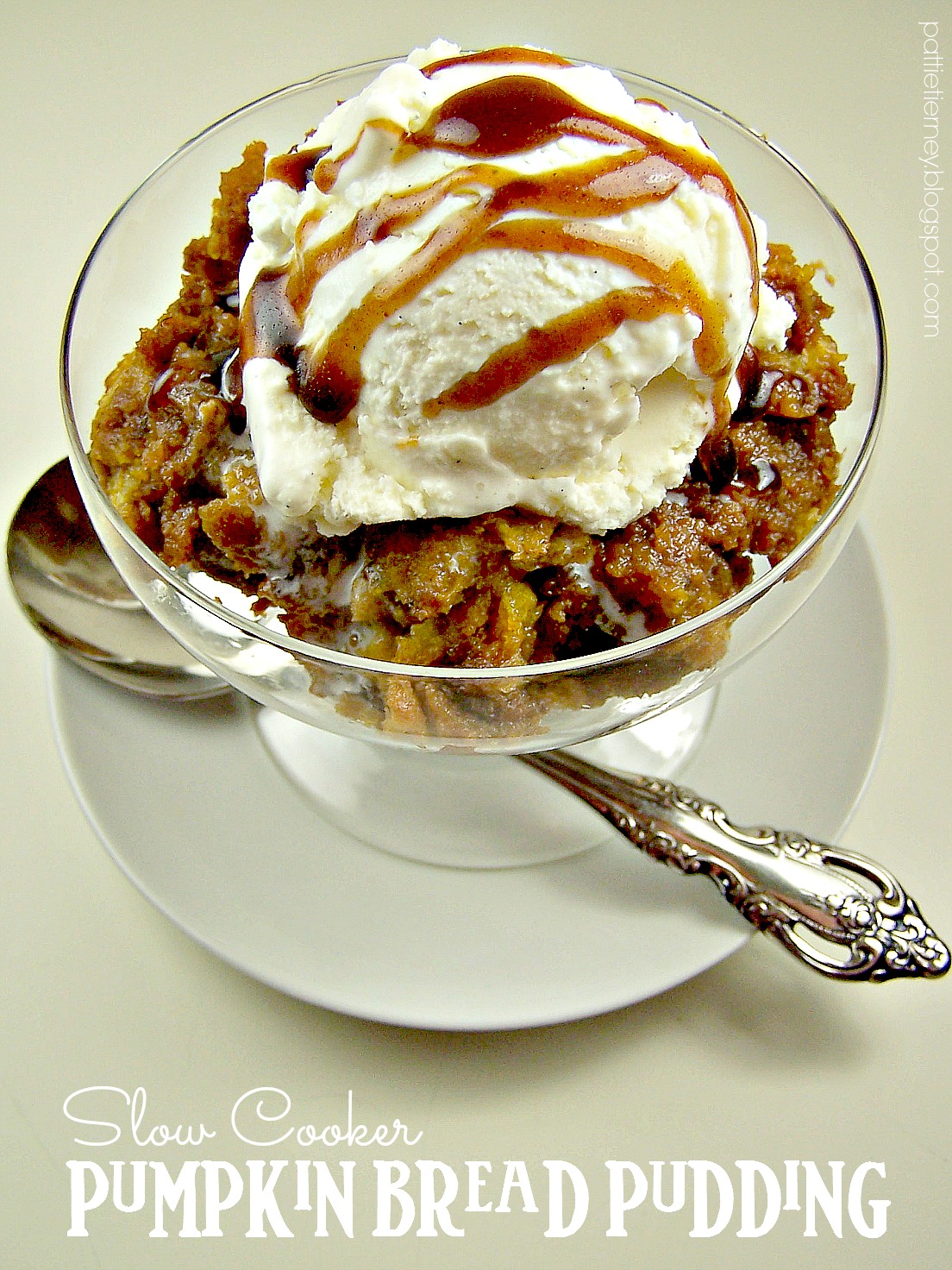OllaPodrida Slow Cooker Pumpkin Bread Pudding