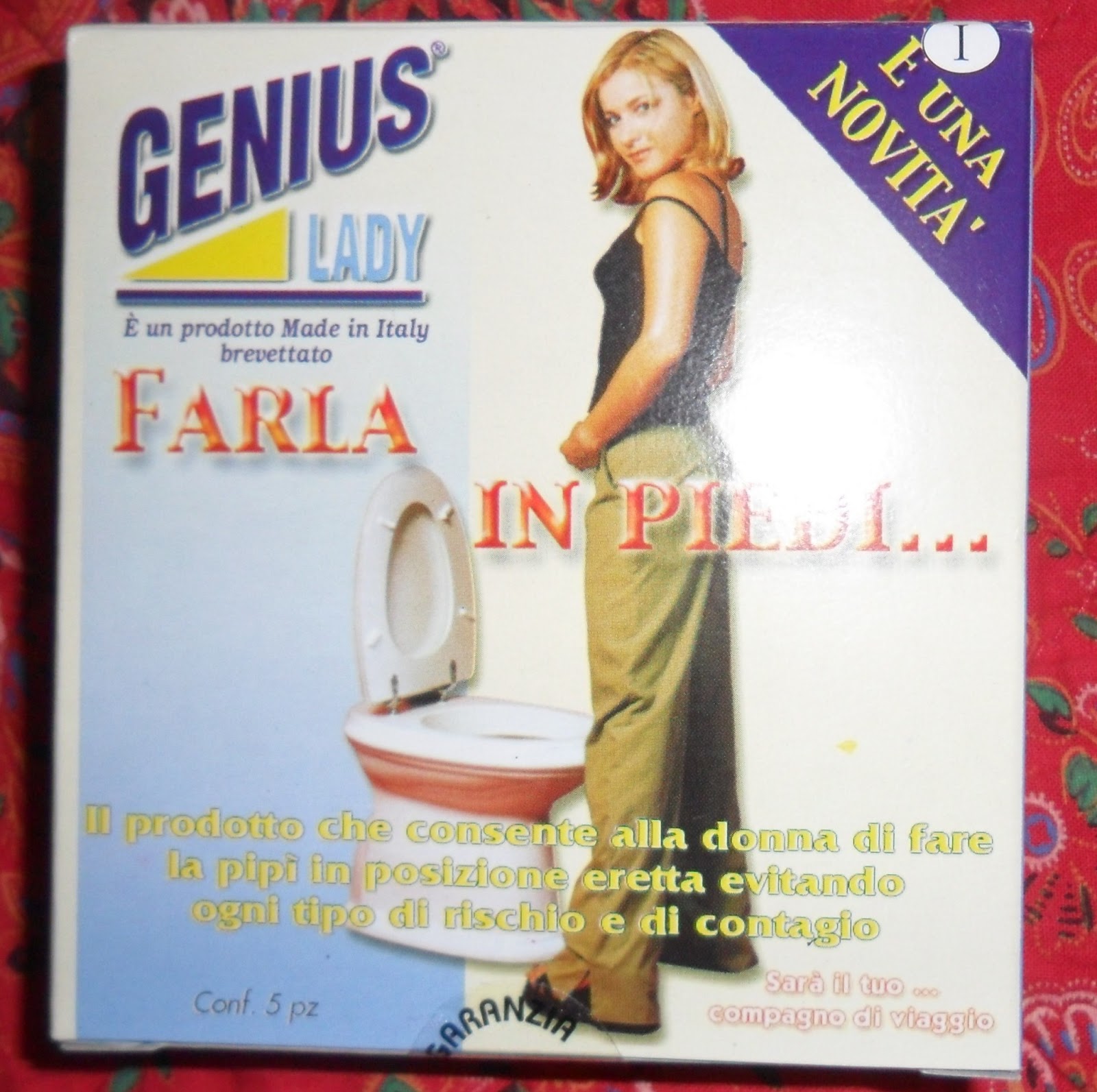 Victoria's bioSecret Genius Lady anche noi ragazze possiamo finalmente fare pipì in piedi D