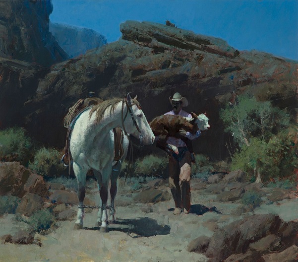 by Bill Anton, "In the Nick of the Time" - oil on linen | pinturas, obras de arte, american art. by Bill Anton, "In the Nick of the Time" - oil on linen | pinturas, obras de arte, imagenes bellas de paisajes, american art.