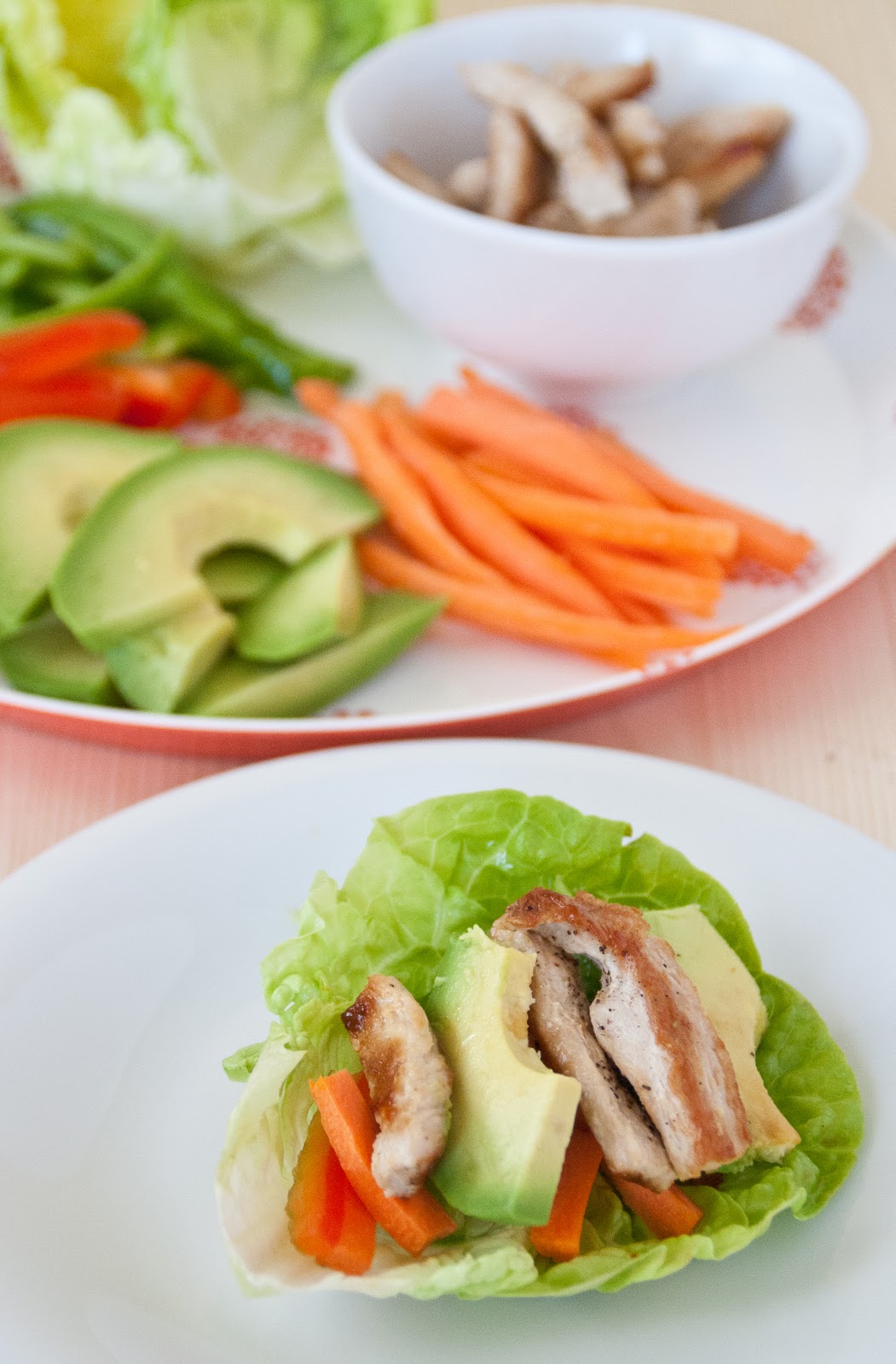 Fajitas de pollo sin tortilla Tengo un horno y sé cómo usarlo