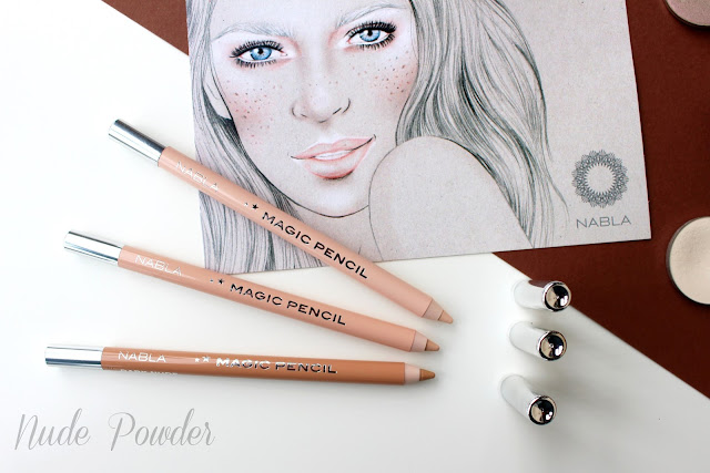 Nude Powder: NABLA Magic Pencils • Review & Swatches
