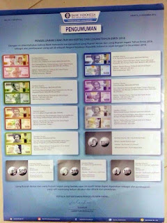 11 Pecahan Uang Rupiah Resmi di Edarkan Hari ini 11 Pecahan Uang Rupiah Resmi di Edarkan Hari ini