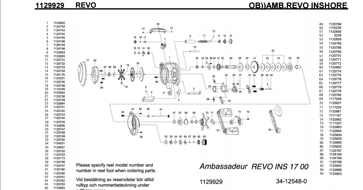 Abu Garcia Silver Max Schematic