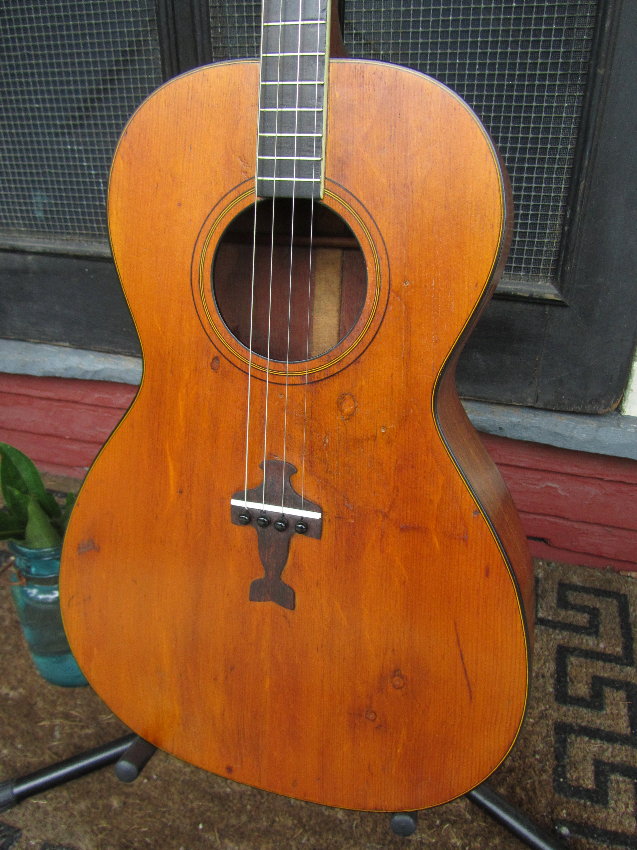 c.1930 Harmony Airplane Bridge Tenor Guitar