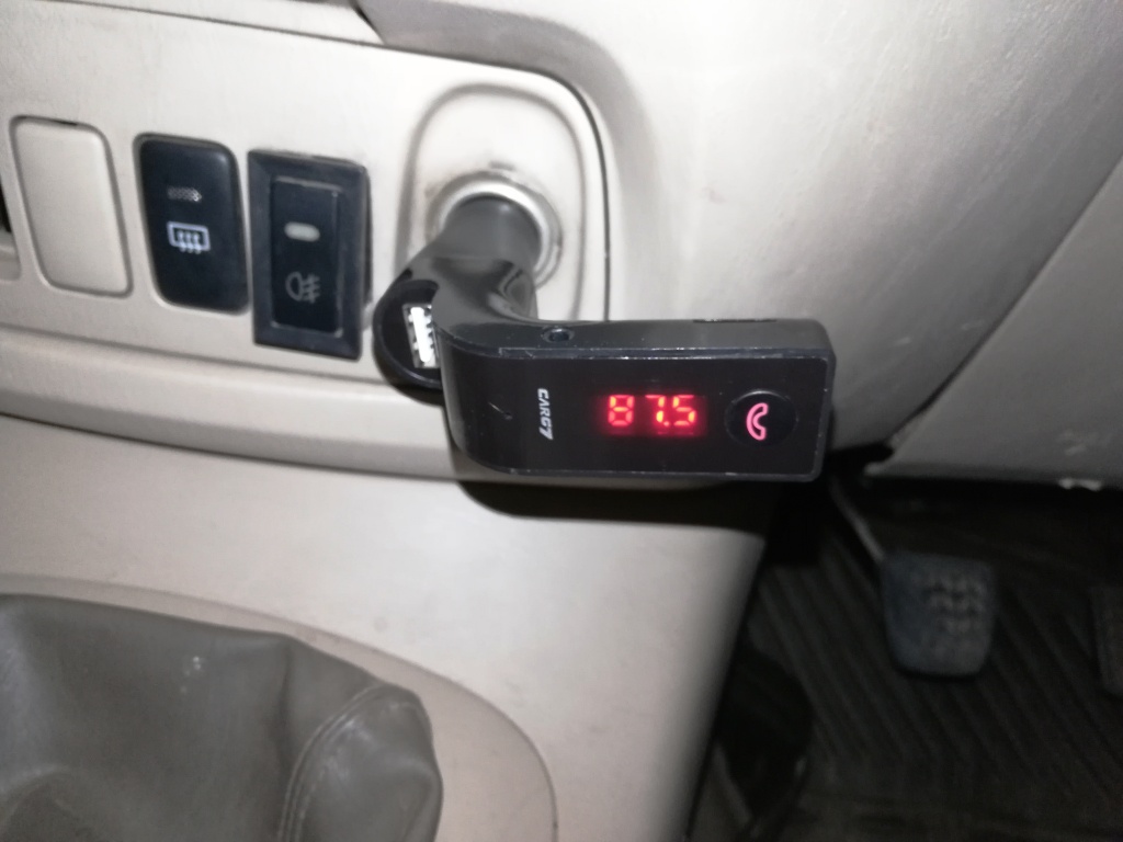 Learn New Things AllinOne Car Bluetooth with Charger, SD Card, Mic