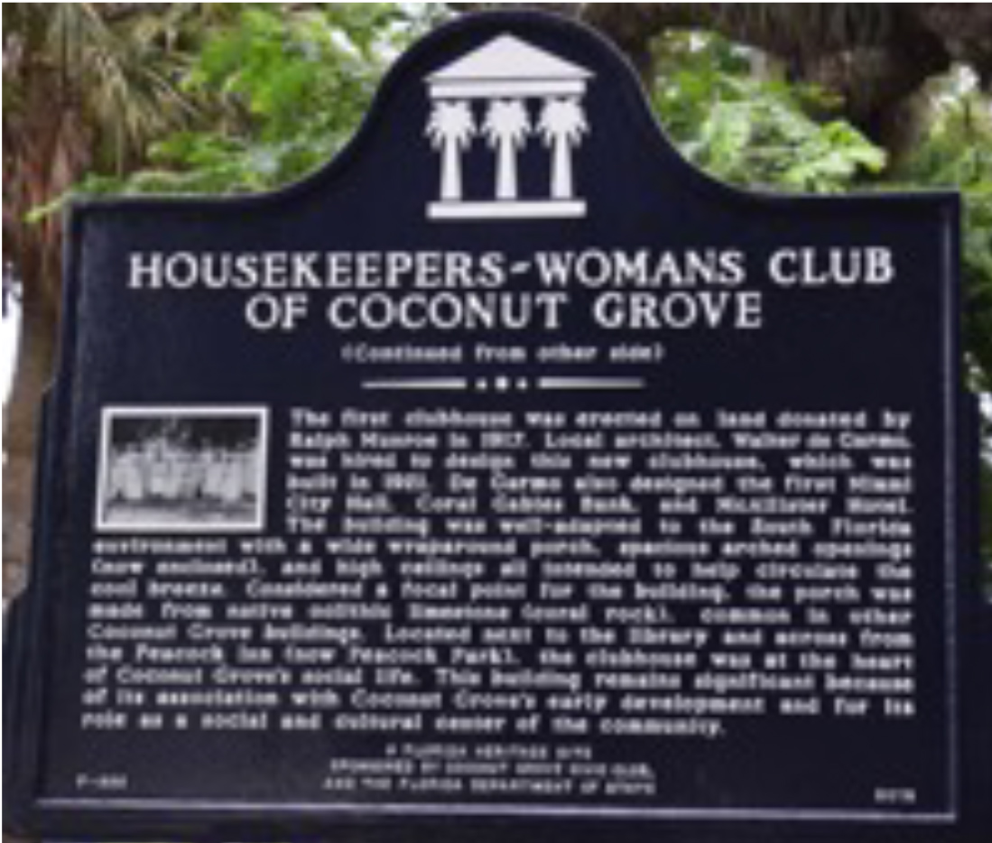 Coconut Grove Grapevine Celebrating Coconut Grove's history