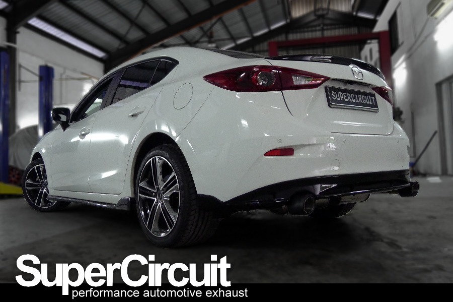 SUPERCIRCUIT Exhaust Pro Shop MAZDA 3 Axleback Exhaust 'DYNAMIC SPORT