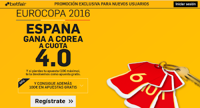betfair España gana Corea supercuota 4 Amistoso 1 junio betfair España gana Corea supercuota 4 Amistoso 1 junio