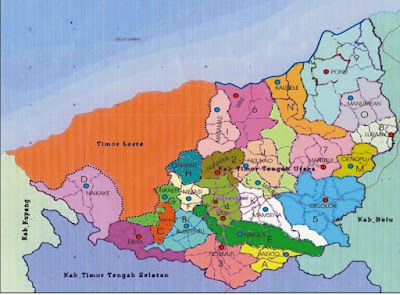 Geografis Kabupaten Timor Tengah Utara Kepulauan NTT