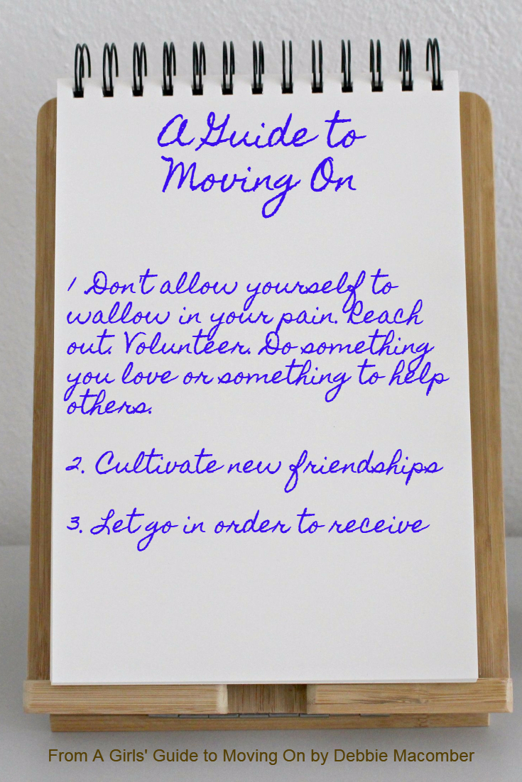 hand written guide to moving on