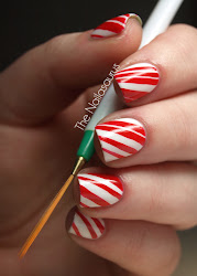 holiday nails nail christmas cane candy designs sweet sugar xmas stunning days canes polish easy coated talkin manicure holidays manicures