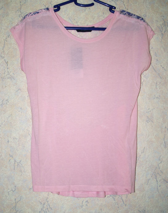 Pink lace back tee, lace back, pink tee, dorothy perkins
