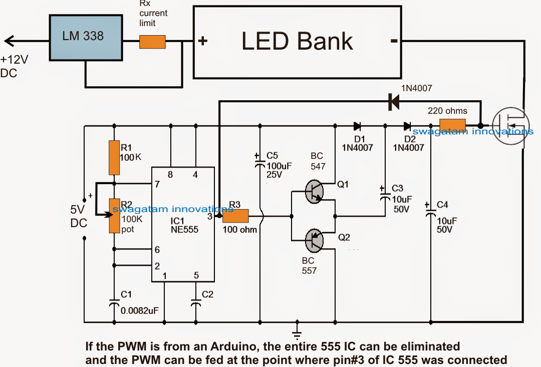 arduino led dimmen pwm arduino led dimmen pwm