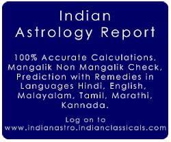 Indian Astrology Report