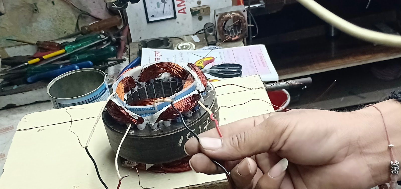 3 Speed Cooler Motor Winding Data Coil Turns Full Information