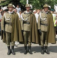 Militlary Uniforms  - Polish Soldiers - Ceremonial Parade of Podhale Rifles Regiment