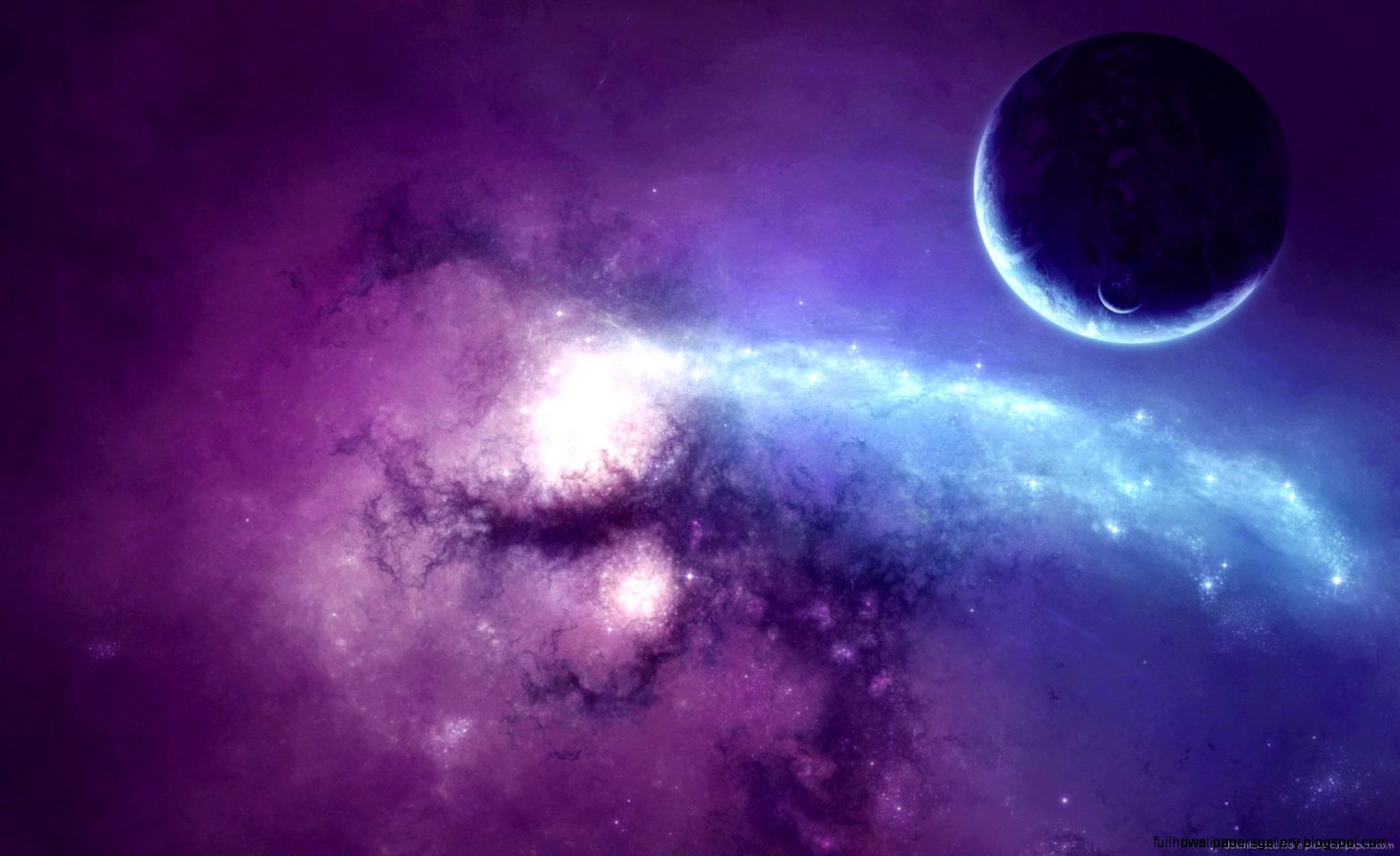Space Stars Purple Wallpaper Free HD  I HD Images