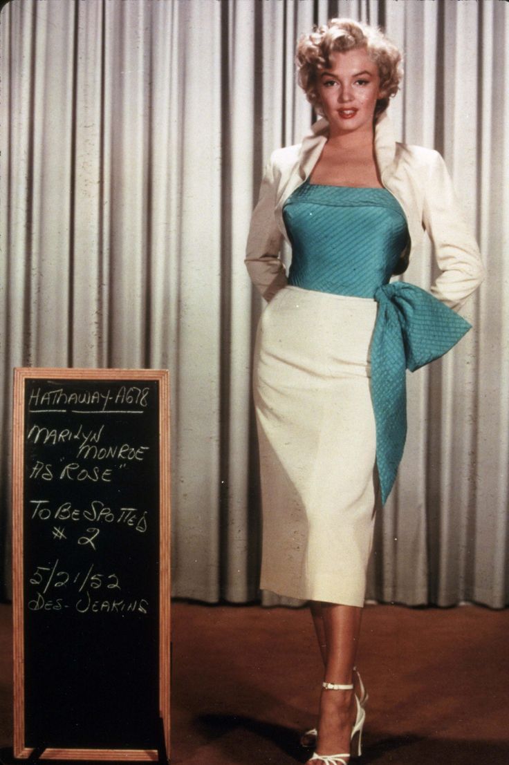 Interesting Photos of Marilyn Monroe Wardrobe Tests for 'Niagara' in 1952 ~ Vintage Everyday