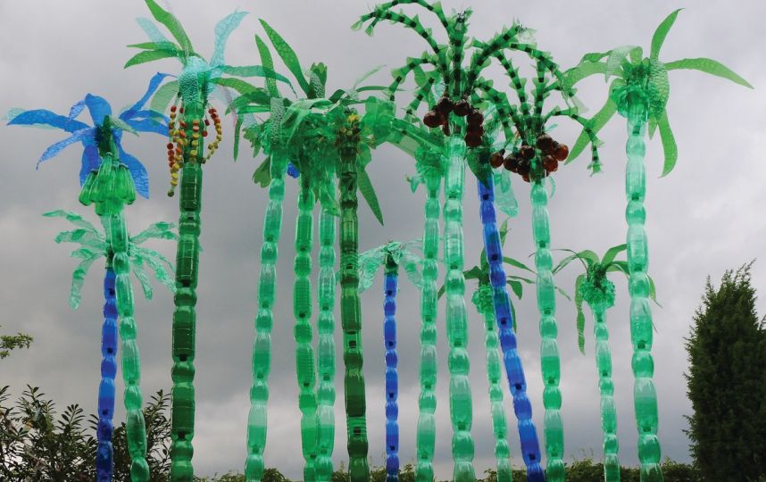 scrap pet bottle uses art ideas arts and crafts projects