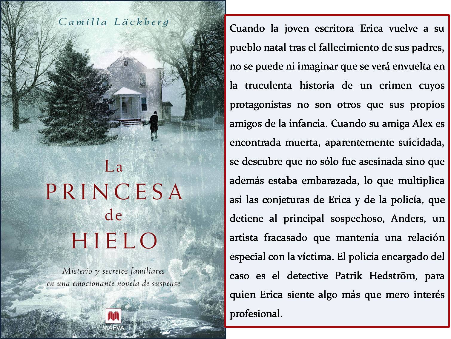 Ecos de Calíope La princesa de hielo, de Camilla Läckberg Ecos de Calíope La princesa de hielo, de Camilla Läckberg