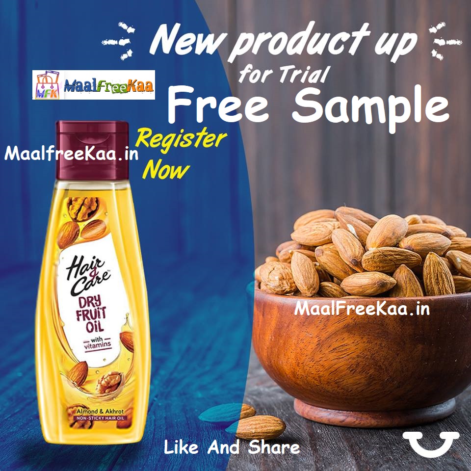 Get Free Sample Hair & Care Dry Fruits Oil Giveaway Free Sample