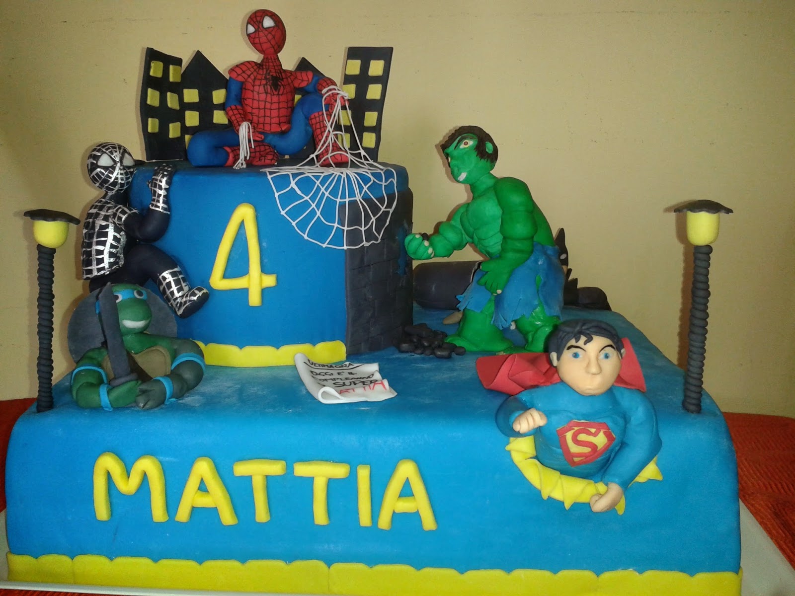 Decorazioni Torta Compleanno Supereroi - Set Con Ragno, Ragnatele, Palline Glitter, Per Tema Spider-Man - Foto 11
