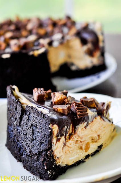 Not for the weak of heart, this chocolate and peanut butter torte is a peanut-butter lover's dream. Keep the ice-cold milk nearby! Recipe source: Slightly adapted from Annie's Eats