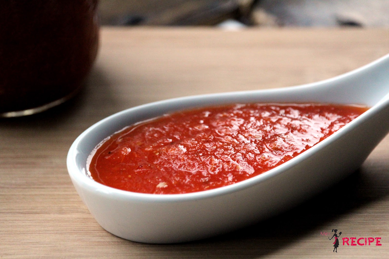 Ketchup maison Homemade ketchup Traiteur vegan à