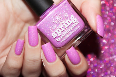 Swatch of the nail polish "Spring" from Picture Polish Swatch of the nail polish "Spring" from Picture Polish