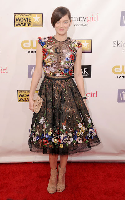 Marion Cotillard Critics' Choice Awards 2013 Red Carpet