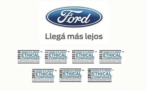 Ford empresa más ética del mundo 2016