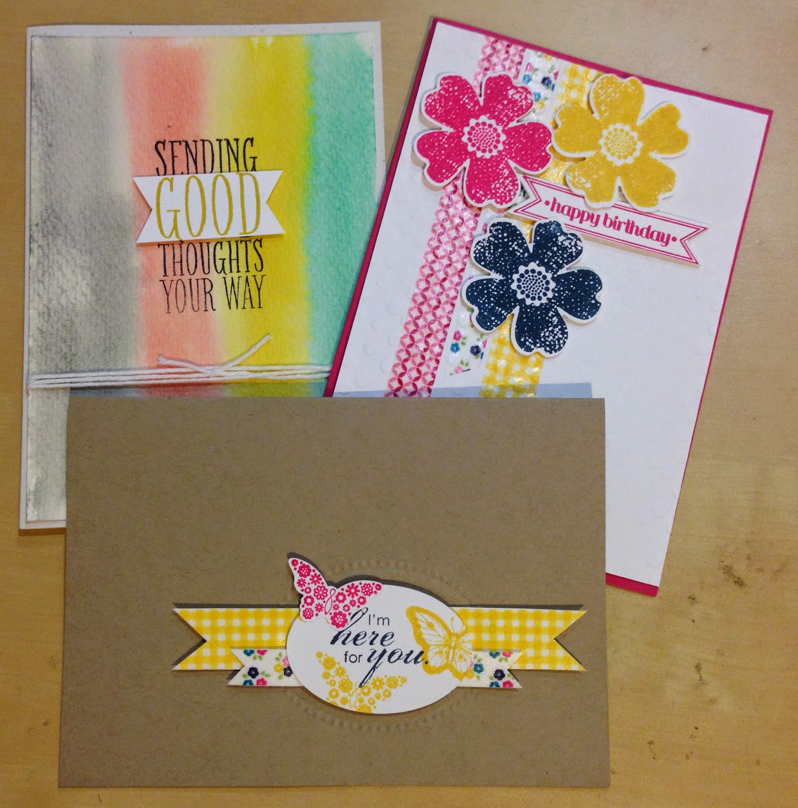 Let S Create By Stamping Charity Card Making Event For Phillipine Three Charity Cards