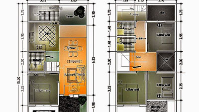 Desain Rumah Minimalis Ukuran 4x12