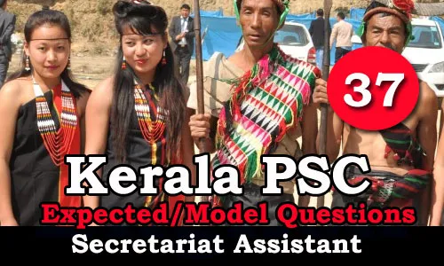 Kerala PSC Secretariat Assistant Model Questions - 37